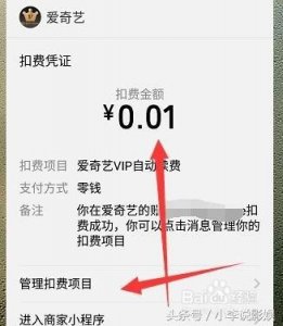 ​从微信取消爱奇艺vip续费 爱奇艺微信自动续费怎么取消