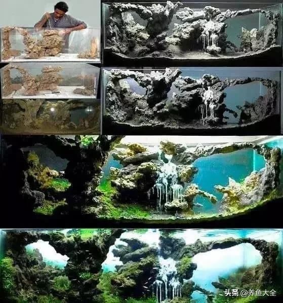 鱼缸造景到底好不好 8款鱼缸造景过程(5)