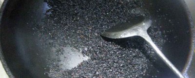 ​洗过的黑芝麻必须晾干后炒吗