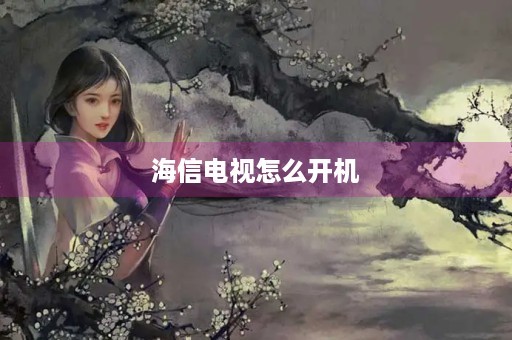 海信电视怎么开机 海信电视怎么开机