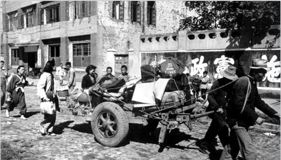 八张老照片记录1945年日本在中国投降实录