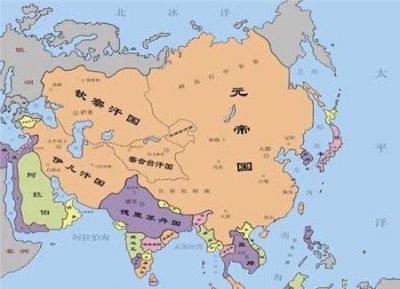 元朝版图有多大,元朝全盛时期疆域图