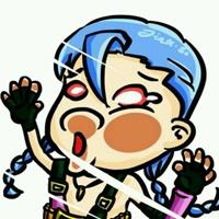 lol卡通头像 q版暴走萝莉金克丝头像