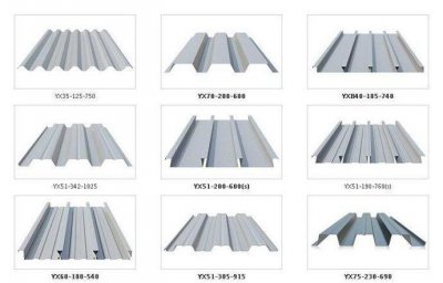 ​压型钢板常用的规格型号参数