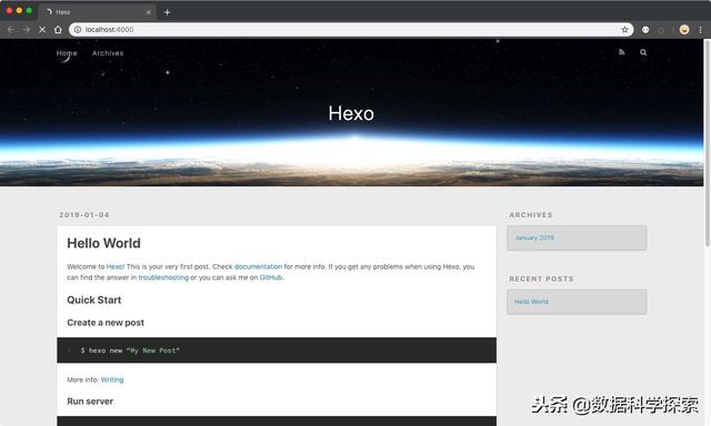 如何搭建一个免费的个人博客（十分钟创建属于自己的免费个人博客）(1)