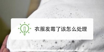 衣物发霉了怎么去除霉菌,小妙招 怎样去除衣服上的胶水