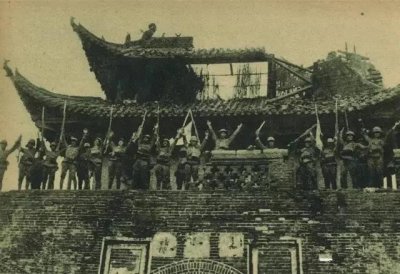 ​光州古城局部老照片以及光州的历史概述。