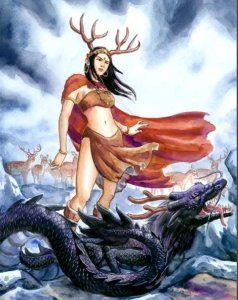 ​历史人物传记第23位姑射（ye）仙子——鹿仙女