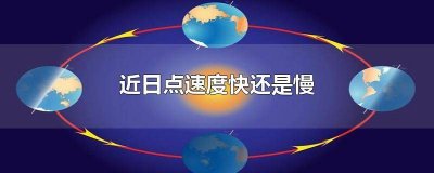 ​为什么近日点的速度最快 物理快与慢