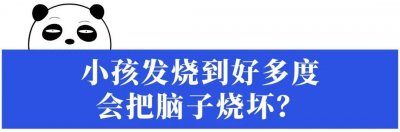 发烧的迷思:高烧到多少度会烧坏脑子?真相是…