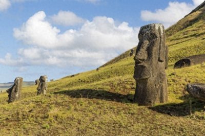 失落文明的足迹:复活节岛石像背后的故事
