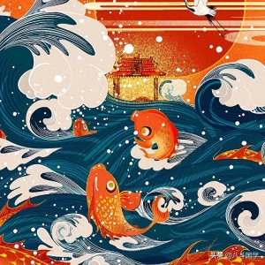 小鲤鱼跳龙门的故事